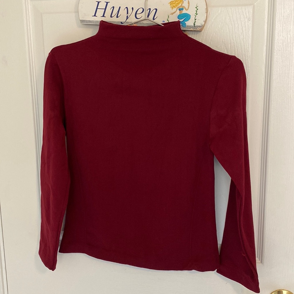 FGF Dark Wine Sweater - Dark Red - Small